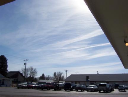 Three Forks Contrails