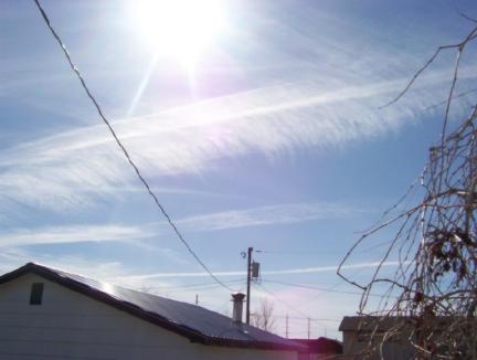 Three Forks Contrails